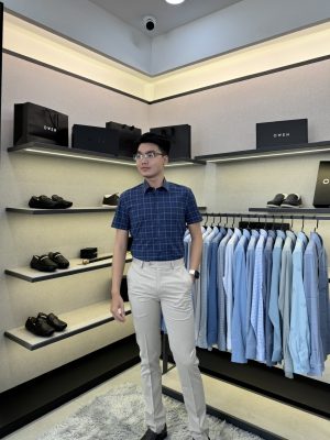 ÁO SƠ MI NGẮN TAY AB250383NT