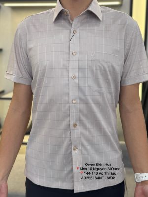 Alternative view of ÁO SƠ MI NGẮN TAY AB255164NT