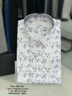 ÁO SƠ MI NGẮN TAY AB255022NT