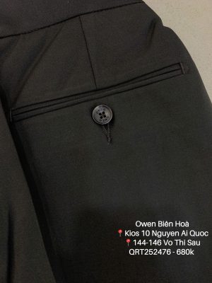 Alternative view of QUẦN TÂY ĐEN POLY QRT252476