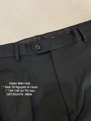 QUẦN TÂY ĐEN POLY QRT252476