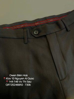 QUẦN TÂY ĐEN NANO QRT252468R2