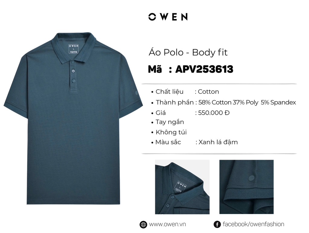 ÁO THUN POLO APV253613 - Ảnh 3