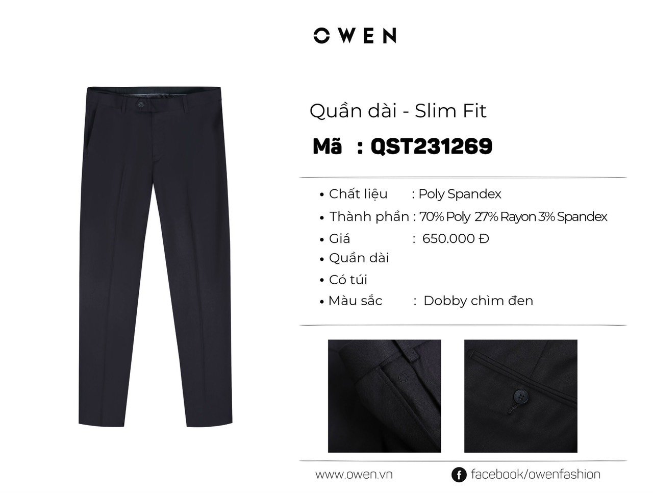 Alternative view of QUẦN TÂY QST231269