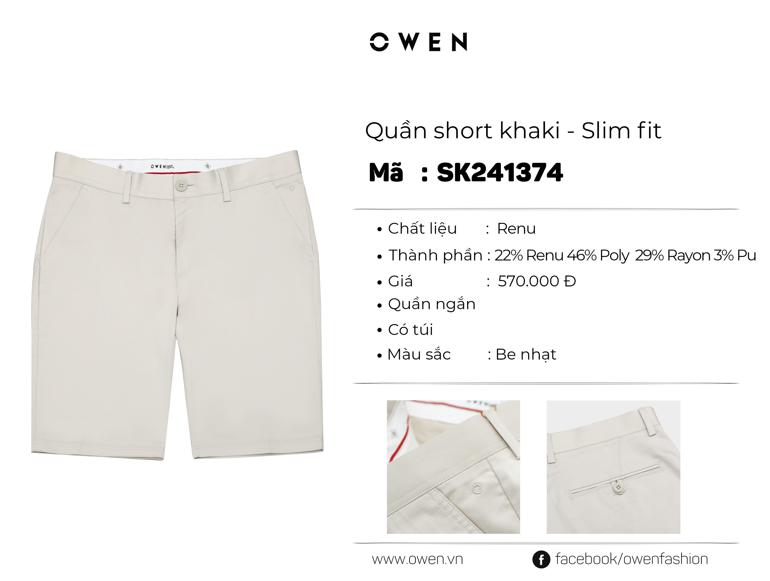 QUẦN SHORT SK241374 - Ảnh 6