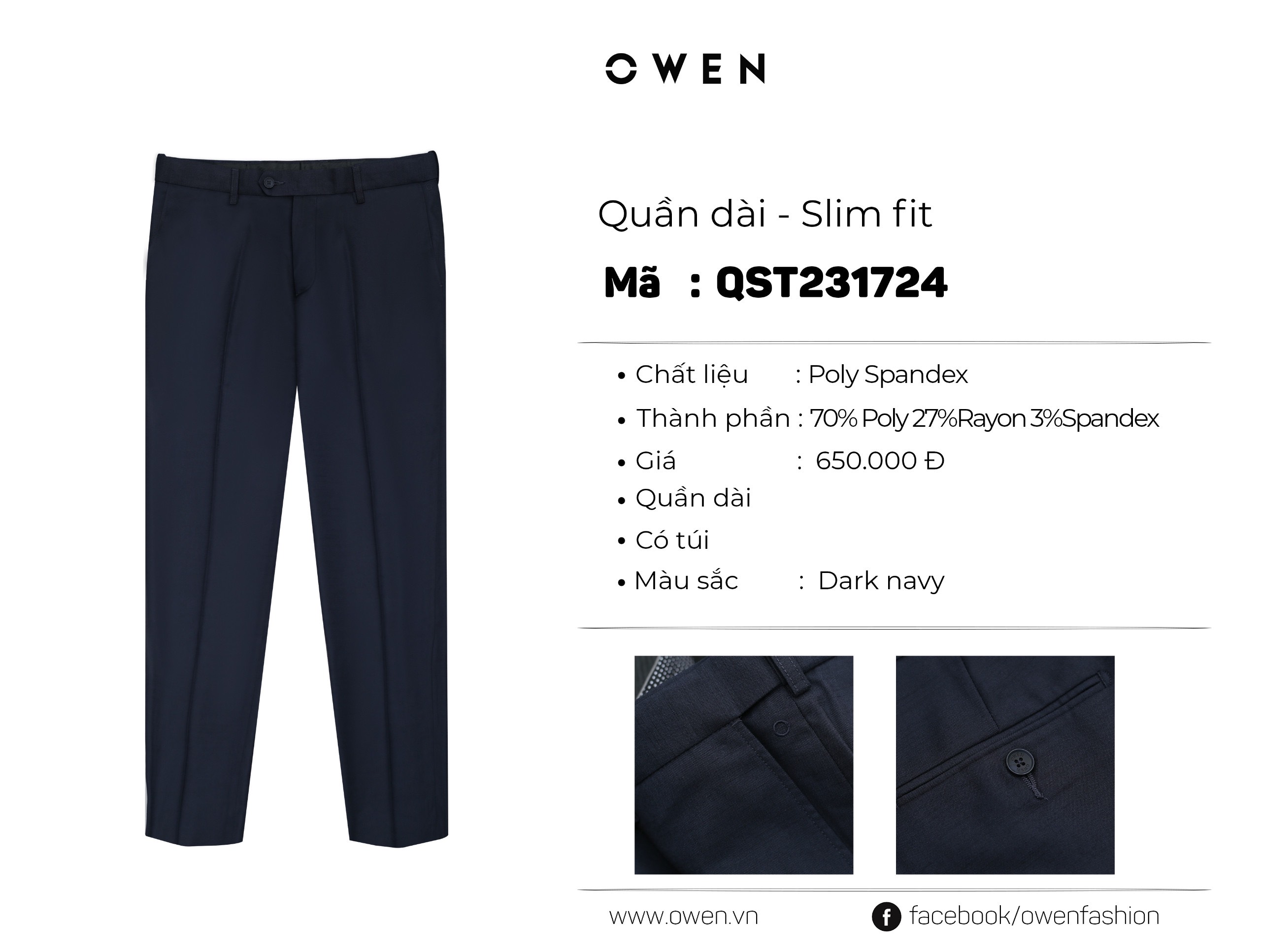 QUẦN TÂY QST231724 - Ảnh 4